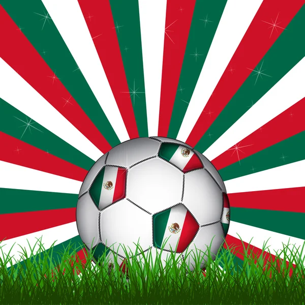 Bola de futebol México — Vetor de Stock
