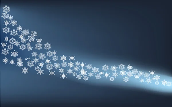 Noel kar taneleri kümesi — Stok Vektör