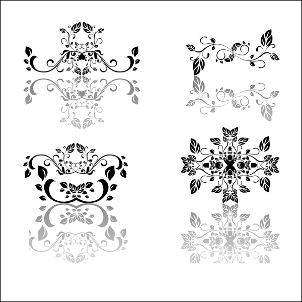 Ornamento remolino moderno — Vector de stock