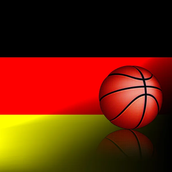 Germany  basket ball — Stock Vector