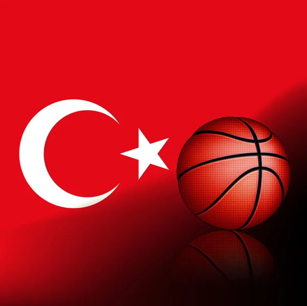 Turkish basket ball — Stock Vector