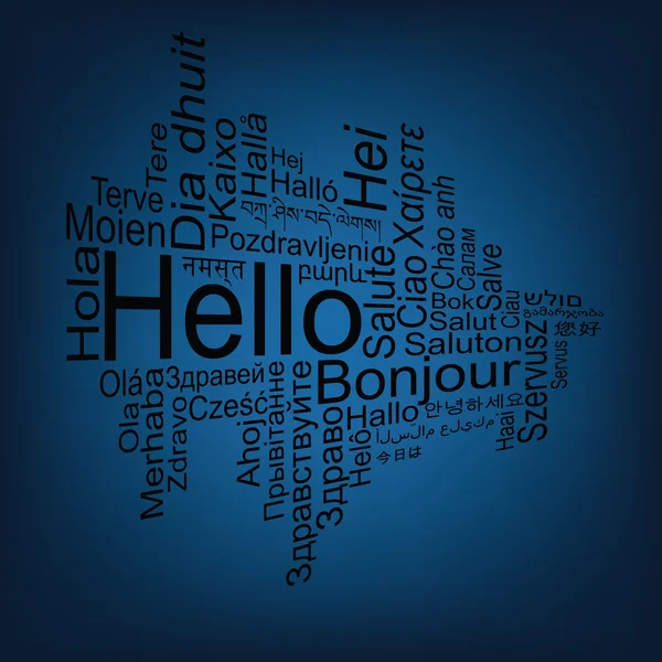 Hello Tag Cloud — Stock Vector © ngaga35 #92462096