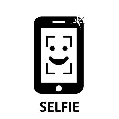 Selfie üstünde hareket eden telefon