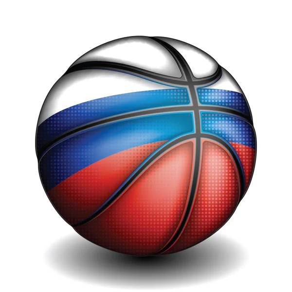 Russian basket ball — Stock Vector