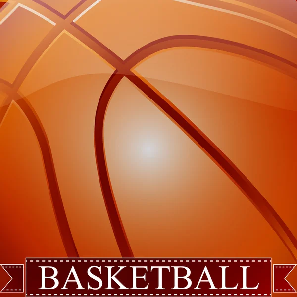 Basket boll bakgrund — Stock vektor