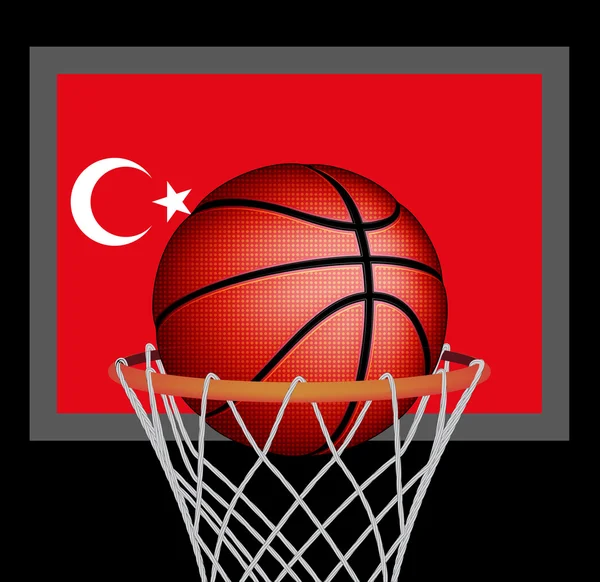 Turkish basket ball — Stock Vector