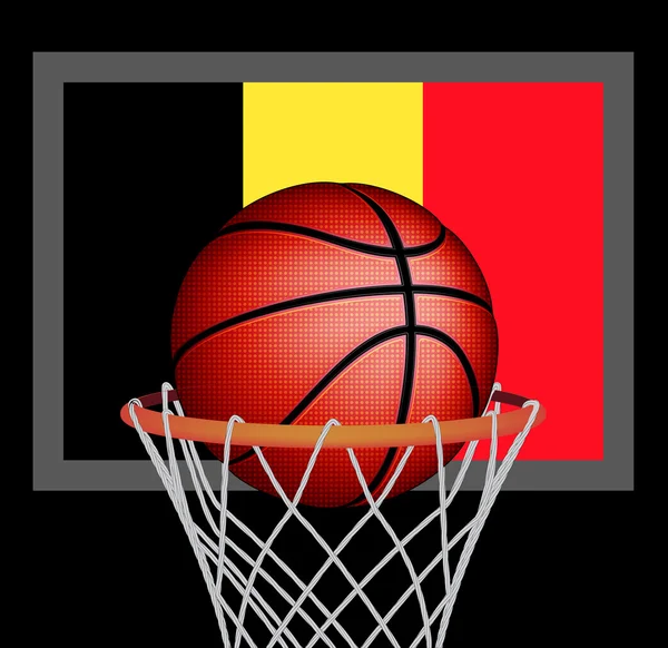 Belgická basketbal — Stockový vektor