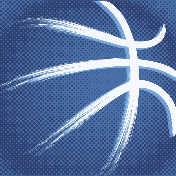 Hintergrund Basketball-Ball — Stockvektor