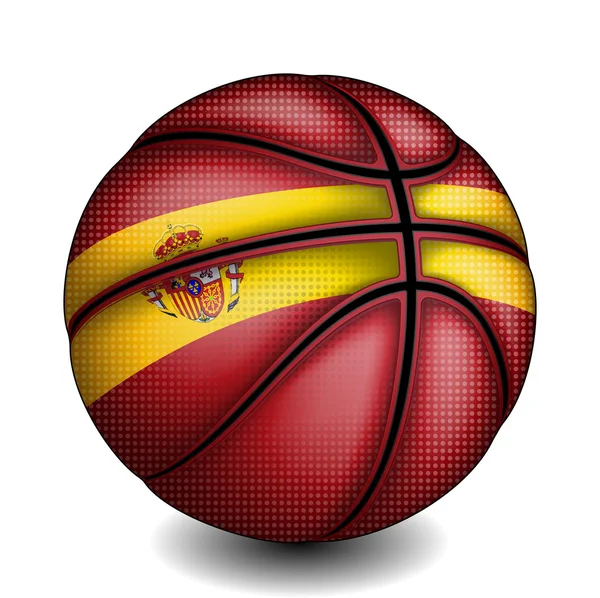 Spanischer Basketball — Stockvektor