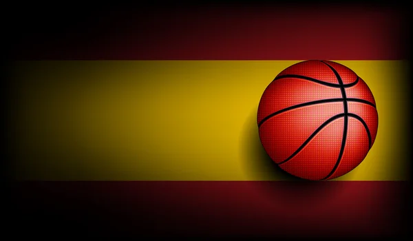 Balle de basket italienne — Image vectorielle