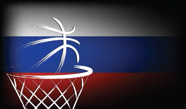 Ρωσική μπάσκετ — Διανυσματικό Αρχείο