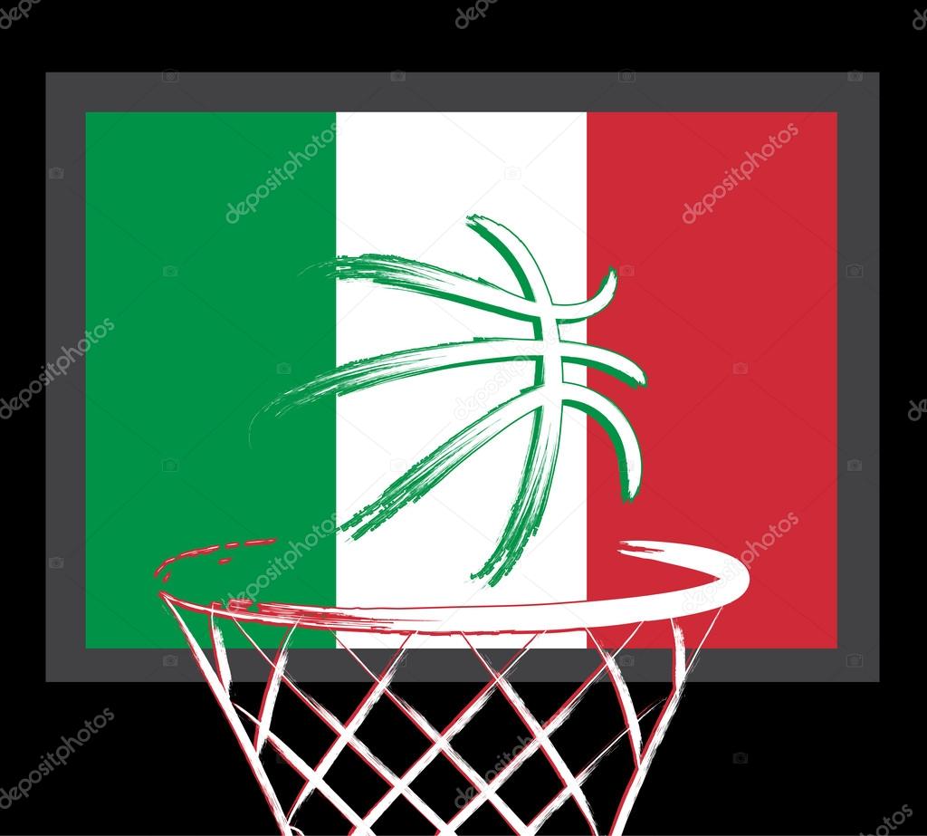 Italian basketball, vector