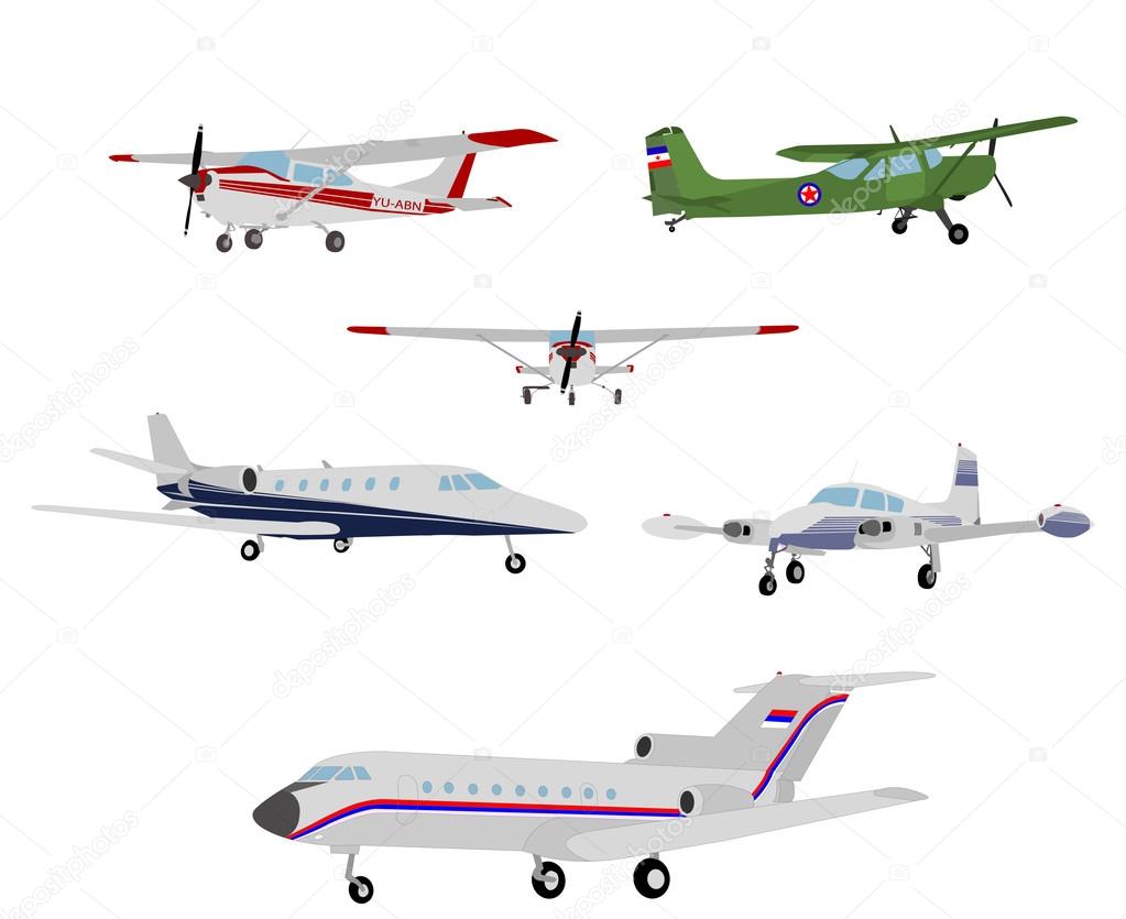 Airplanes illustration