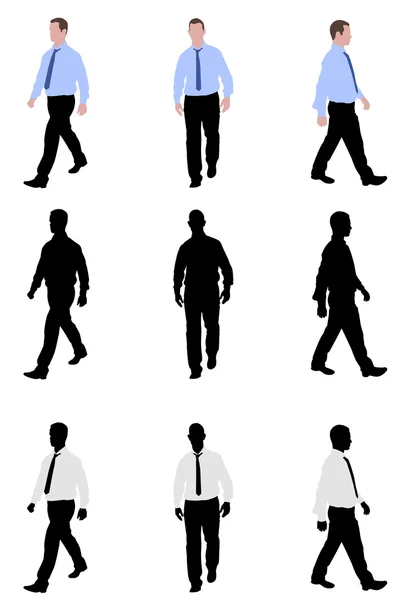 Homme marchant — Image vectorielle