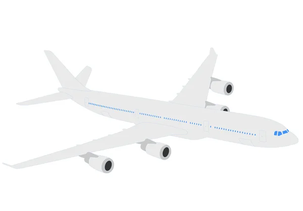 飛行機の図 — ストックベクタ