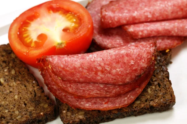 Salami — Stock Photo, Image