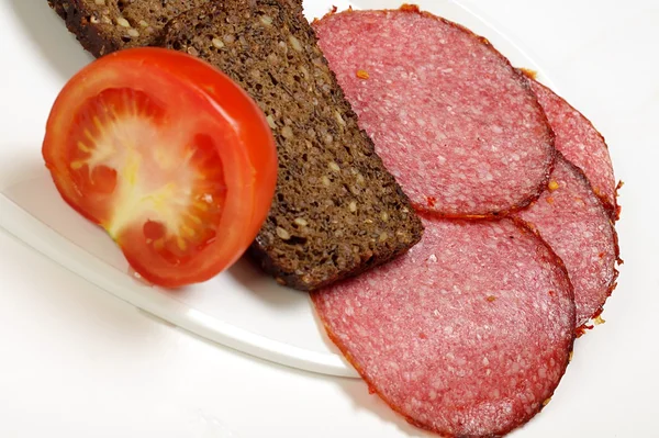 Salami — Stock Photo, Image