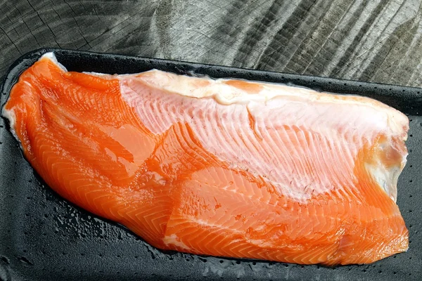 Roher Lachs — Stockfoto