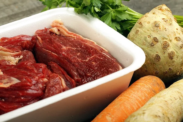 Caldo de carne — Fotografia de Stock