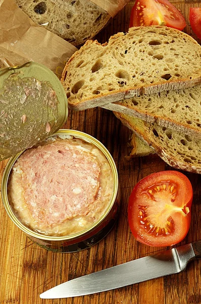 Desayuno de cerdo enlatado — Foto de Stock