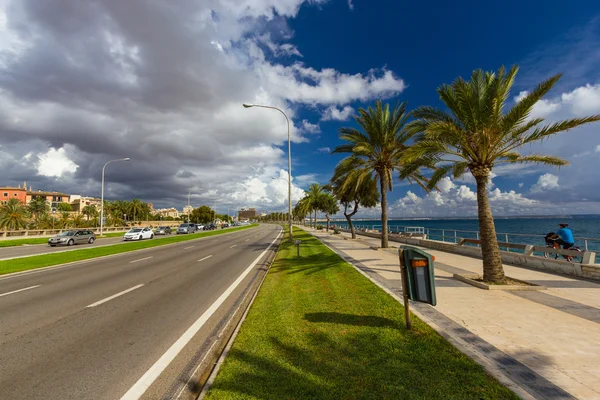 Prachtig uitzicht op de stad van Mallorca, Balearen eilanden — Stockfoto