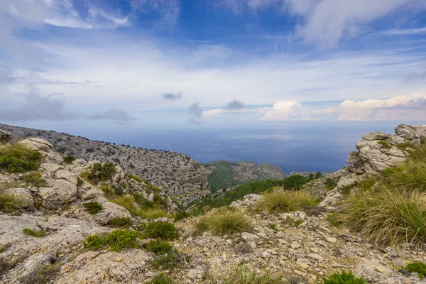 Υπέροχη θέα της Σιέρα Ντε Τραμουντάνα, Μαγιόρκα, Ισπανία — Φωτογραφία Αρχείου