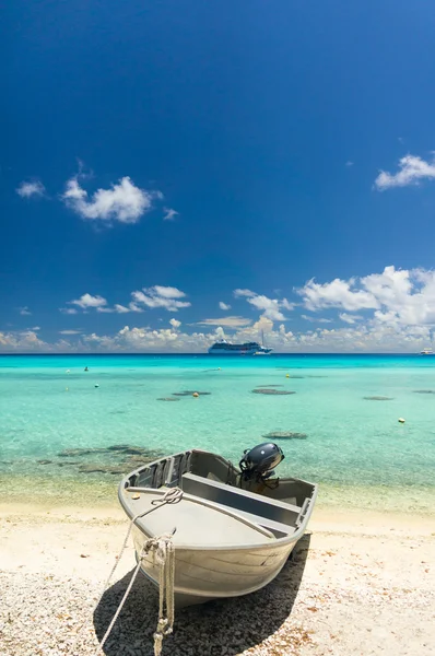 Paradise view of Rangiroa atoll, Polinesia Francesa —  Fotos de Stock