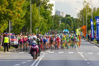 Rzeszow, Polonya - 15 Temmuz: Bisiklet Yarışı Tour de Pologne, evre 4