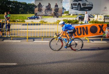 RZESZOW, POLAND - JULY 15: Cycling race Tour de Pologne, stage 4 clipart