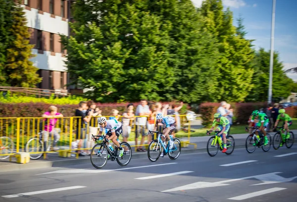 Rzeszów, Polska - 15 lipca: Jazda na rowerze wyścigu Tour de Pologne, etap 4 — Zdjęcie stockowe