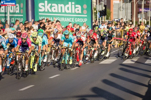 RZESZOW, POLONIA - 15 DE JULIO: Carrera ciclista Tour de Pologne, etapa 4 — Foto de Stock