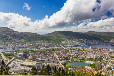 Güzel kenti Bergen, Norveç