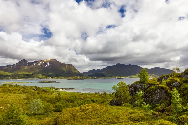 Vacker utsikt över Lofotens öar i Norge — Stockfoto