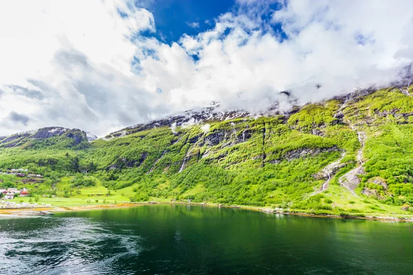 Hermosa vista de Geirangerfjord, Noruega —  Fotos de Stock