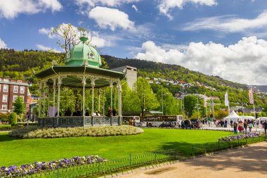 Güzel kenti Bergen, Norveç