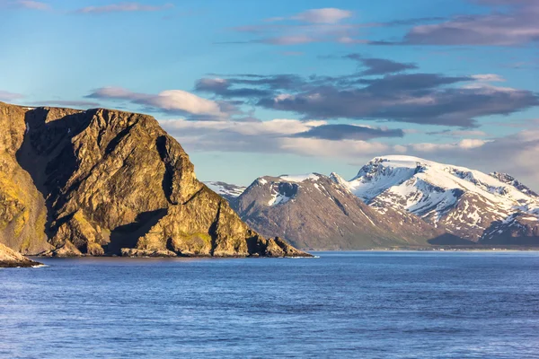 Bela vista do norte da Noruega perto de Alta — Fotografia de Stock