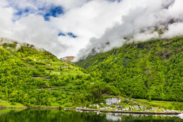 Bella vista sul Geirangerfjord, Norvegia — Foto Stock