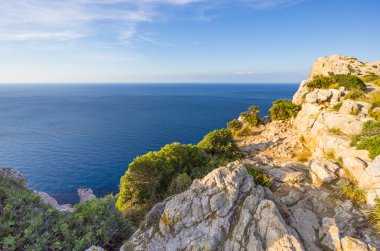 Güzel manzarasına Cap de Formentor, Mallorca, İspanya