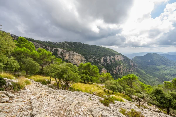 Prachtig uitzicht op de Sierra de Tramuntana, Mallorca, Spanje — Stockfoto