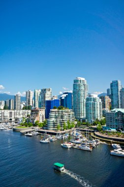 Beautiful View Of Vancouver, British Columbia, Canada clipart