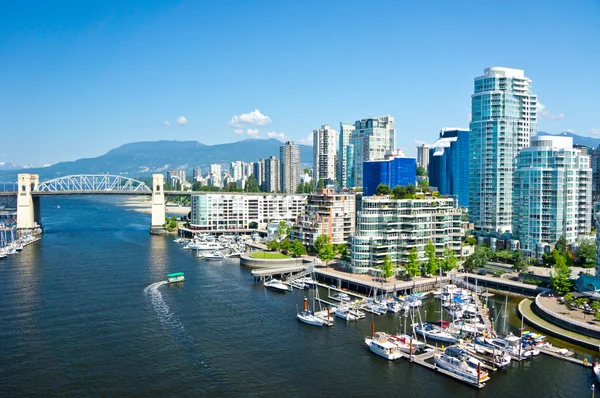 Hermosa vista de Vancouver, Columbia Británica, Canadá — Foto de Stock