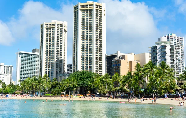Hermosa vista de Honolulu, Hawaii, Estados Unidos — Foto de Stock