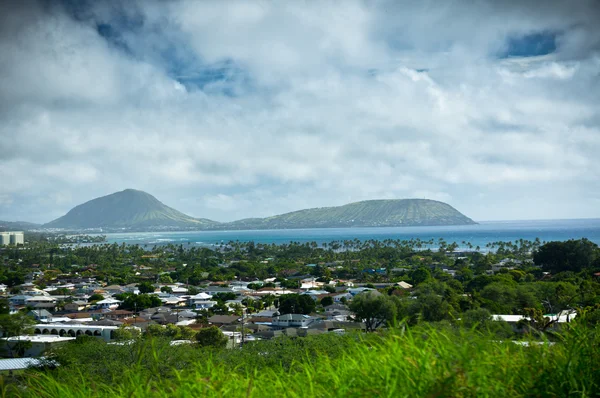 Gyönyörű kilátás nyílik a honolulu, hawaii, Amerikai Egyesült Államok — Stock Fotó