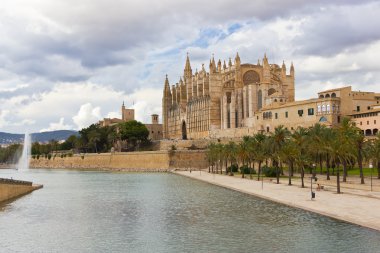 Palma de Mallorca 'daki Santa Maria Katedrali, La Seu, İspanya