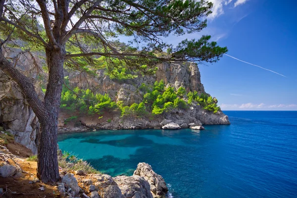 Wunderschöner Blick auf sa calobra auf der Insel Mallorca, Spanien — Stockfoto