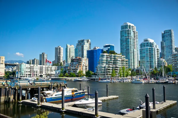 Hermosa vista de Vancouver, Columbia Británica, Canadá — Foto de Stock