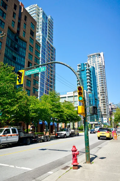 Hermosa vista de Vancouver, Columbia Británica, Canadá —  Fotos de Stock