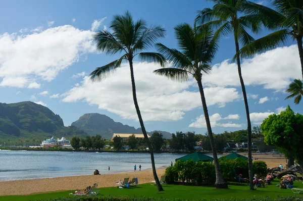 Hermosa vista de Nawiliwili, Kauai Island, Hawaii, EE.UU. — Foto de Stock