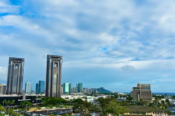 Hermosa vista de Honolulu, Hawaii, Estados Unidos — Foto de Stock