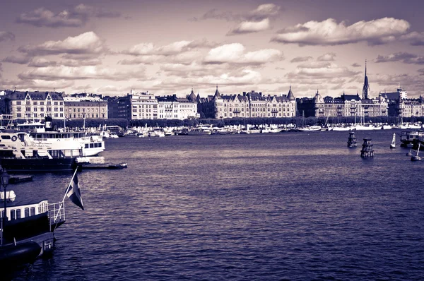 Une vue de la vieille ville de Stockholm, Suède — Photo